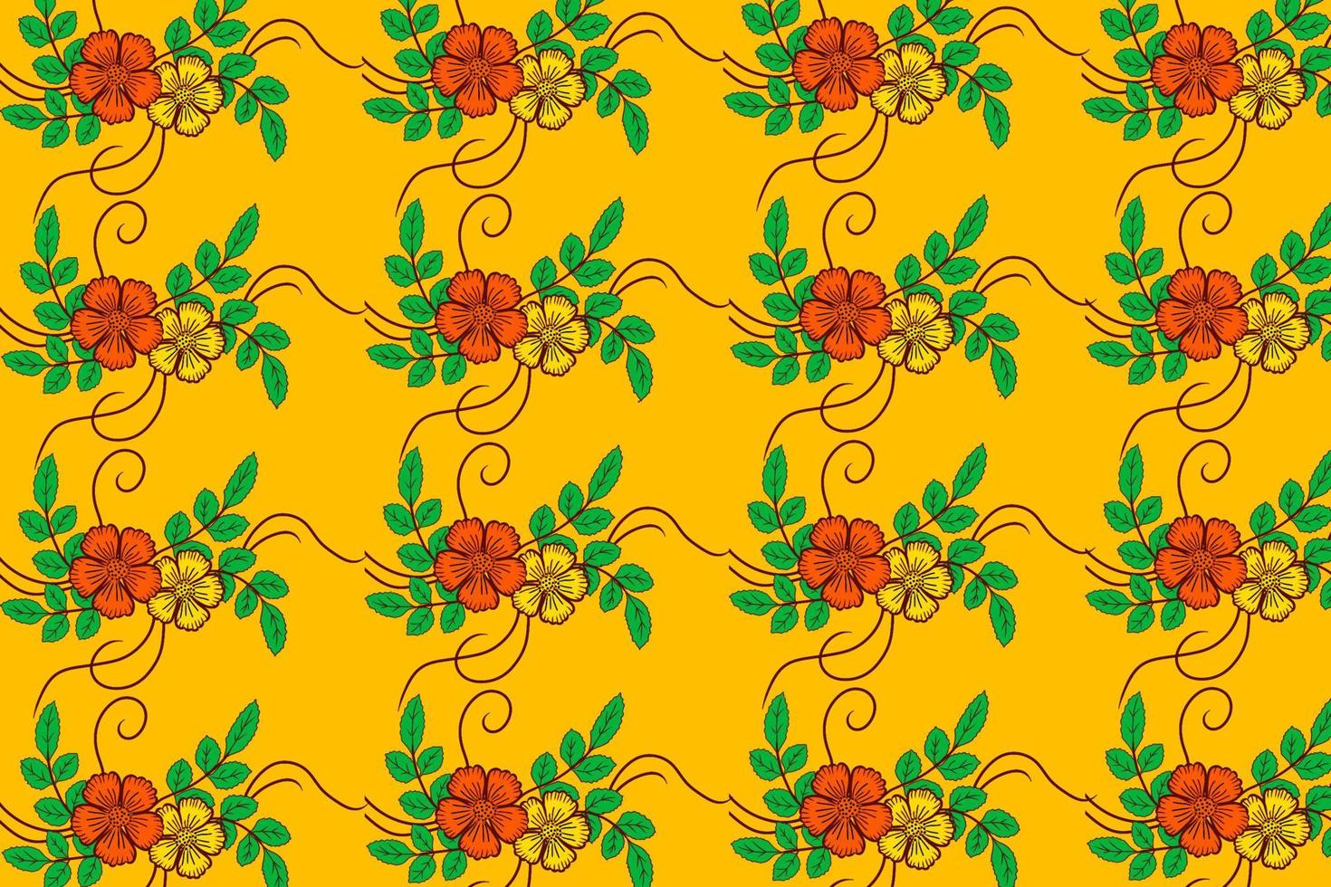 flower illustration pattern vector