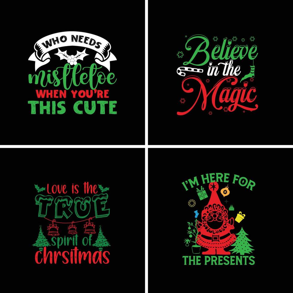 Christmas Sublimation Bundle Design vector