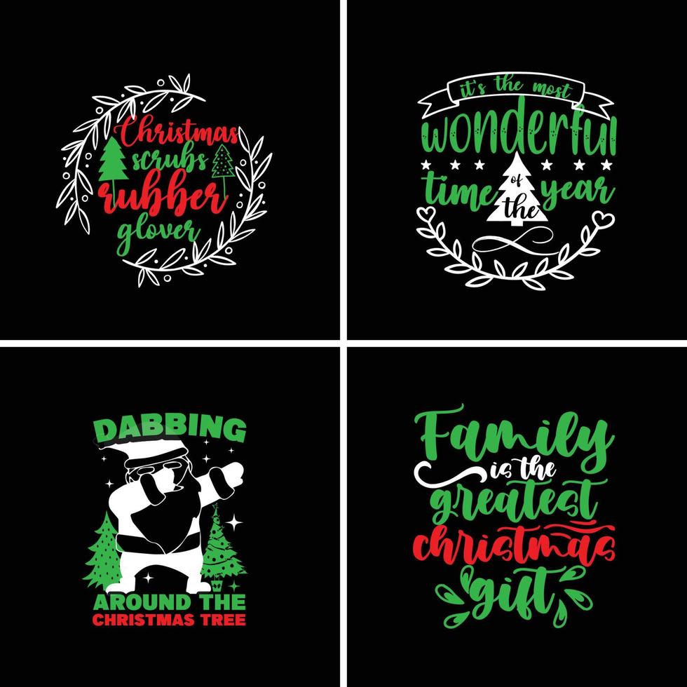Christmas Sublimation Bundle Design vector