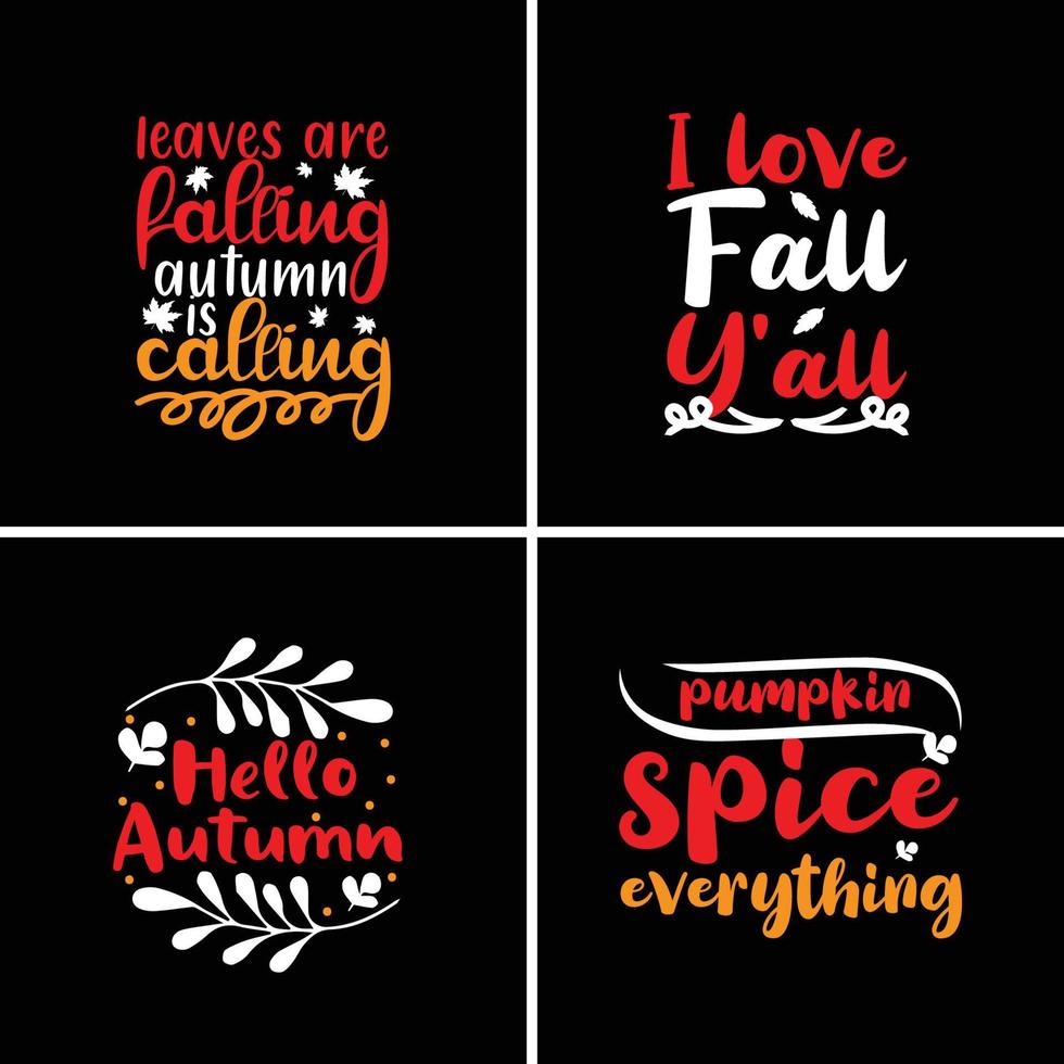 Fall OR Autumn Sublimation Bundle vector