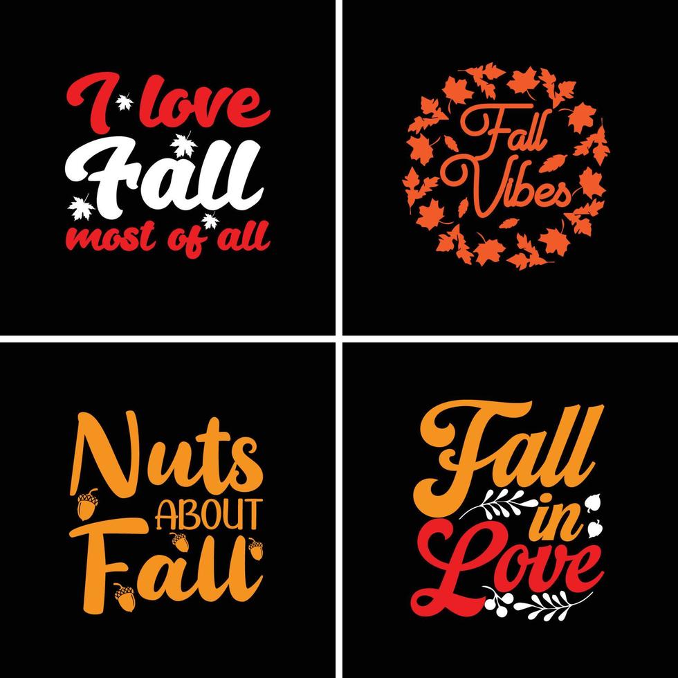 Fall OR Autumn Sublimation Bundle vector