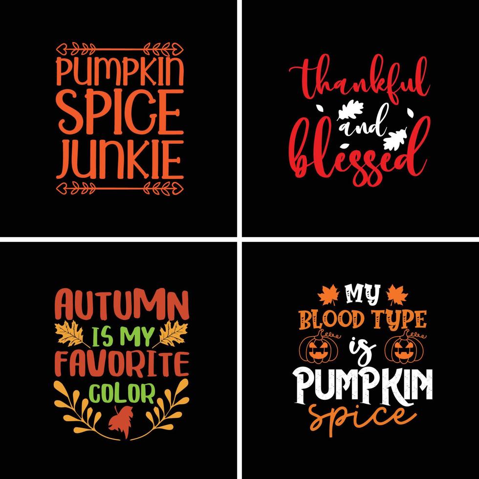 Fall OR Autumn Sublimation Bundle vector