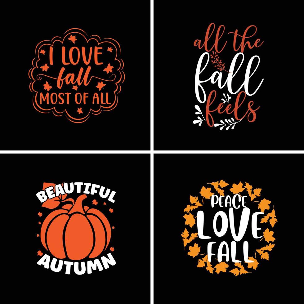 Fall OR Autumn Sublimation Bundle vector
