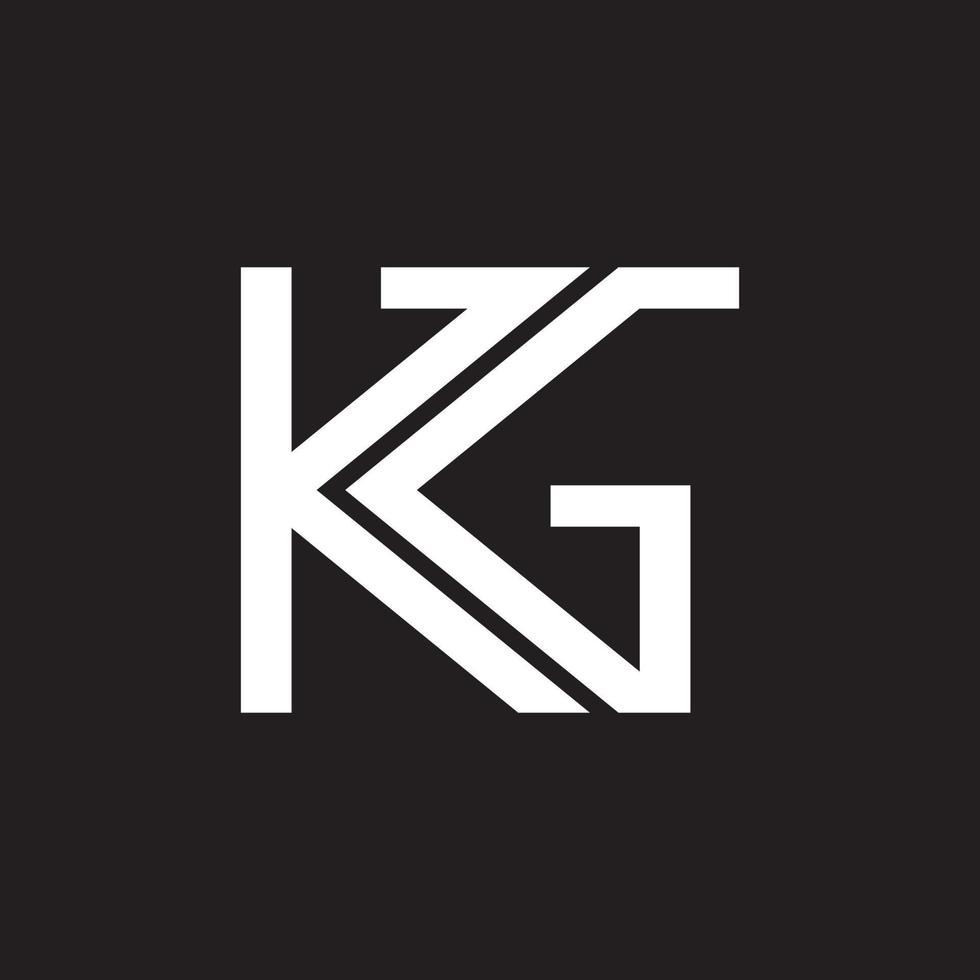 esta letra k i con diseño para su negocio vector