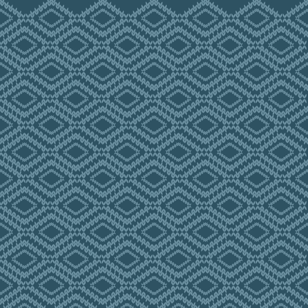 Modern Knit print patterns. blue and white and orange seamless pattern geometrical textile vector
