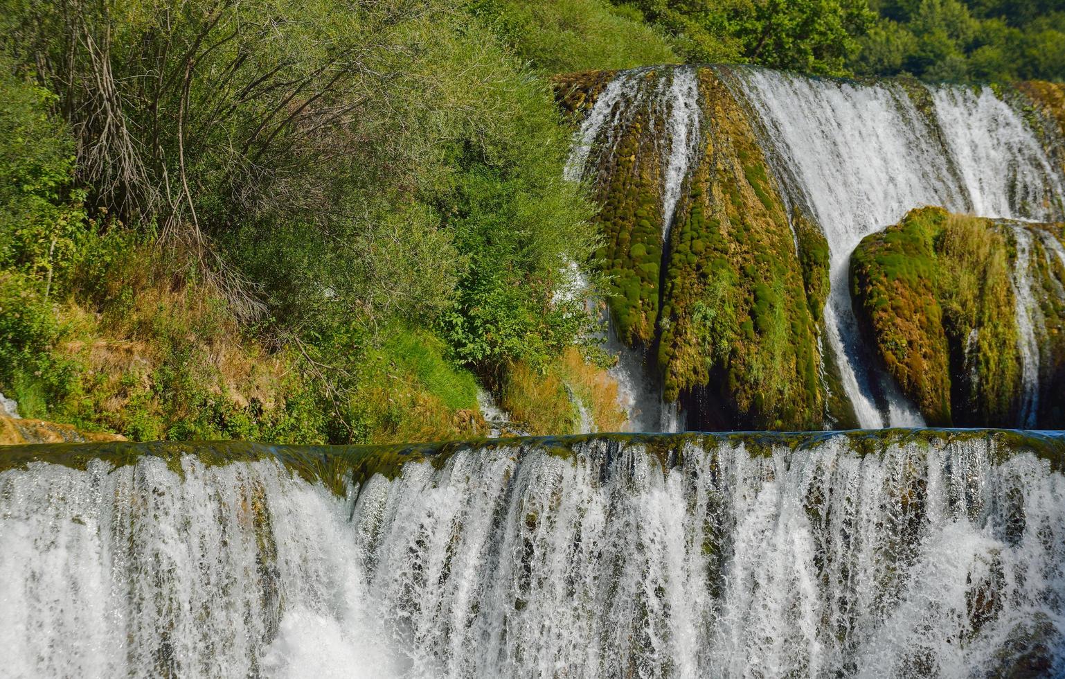 View of a waterfall photo