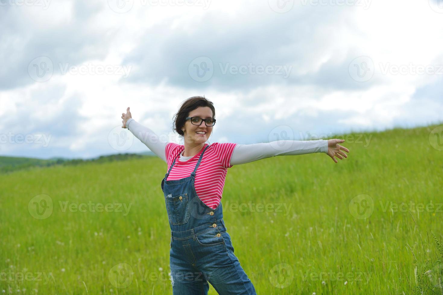 disfrutando de la naturaleza y la vida foto