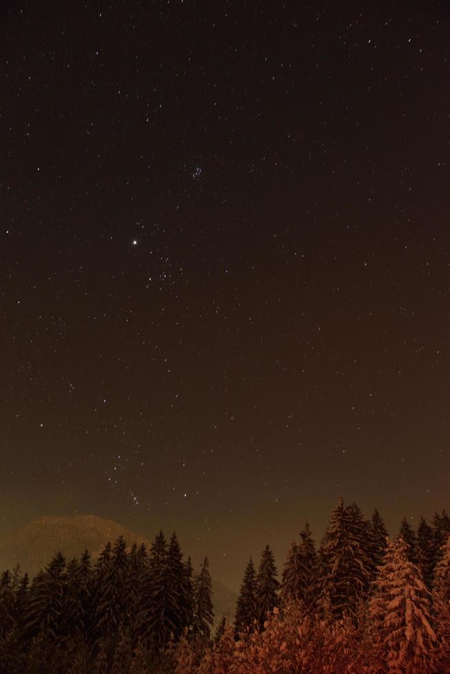 winter mountain landscape photo