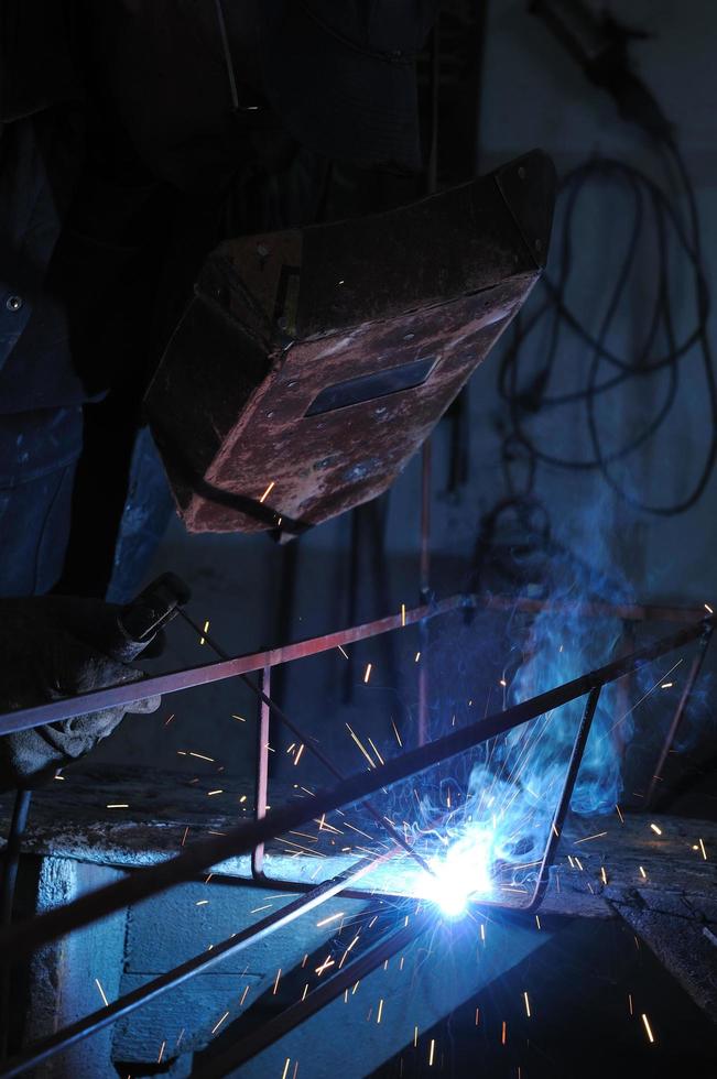 Welder at work photo