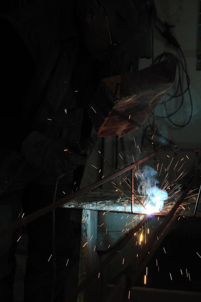 Welder at work photo