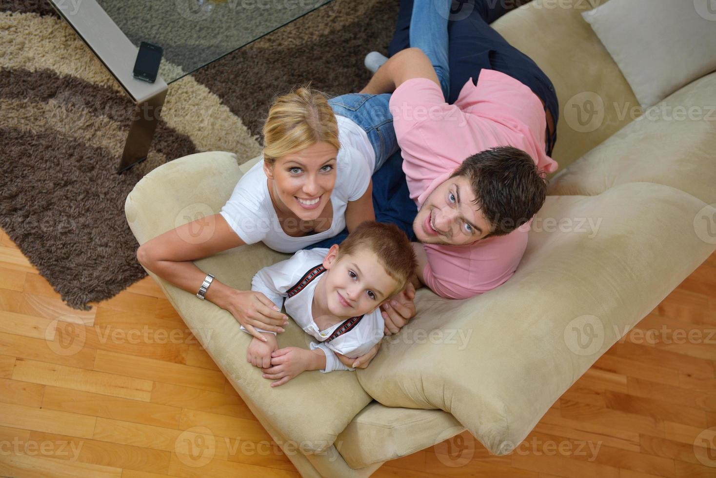 family at home photo