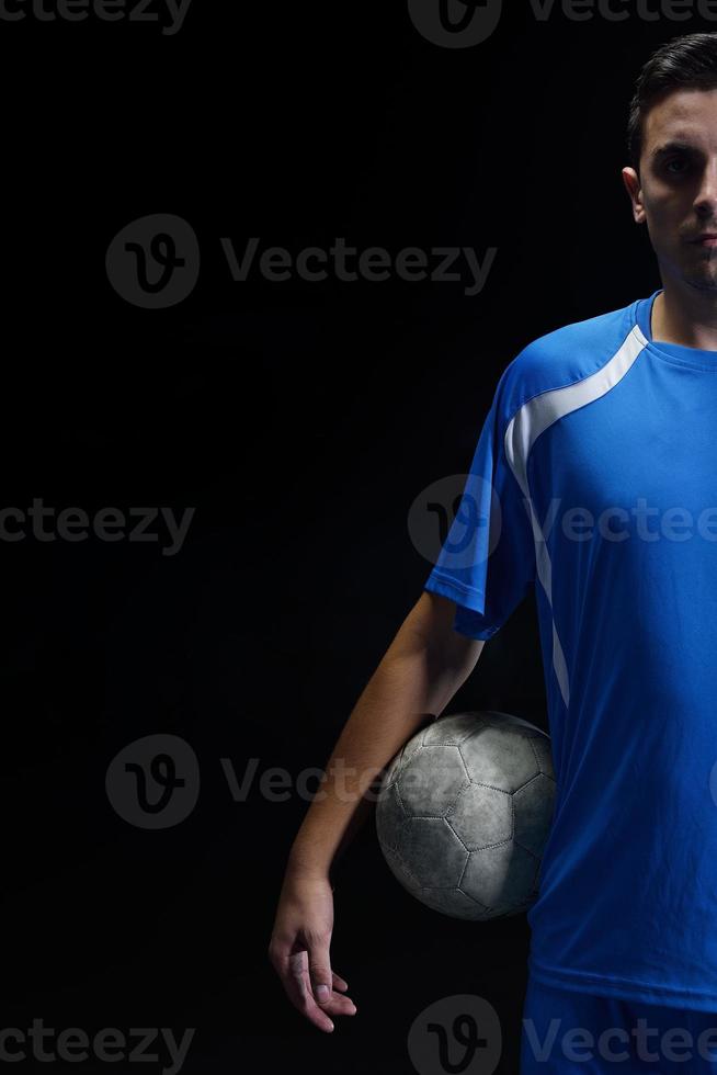 Soccer player view photo