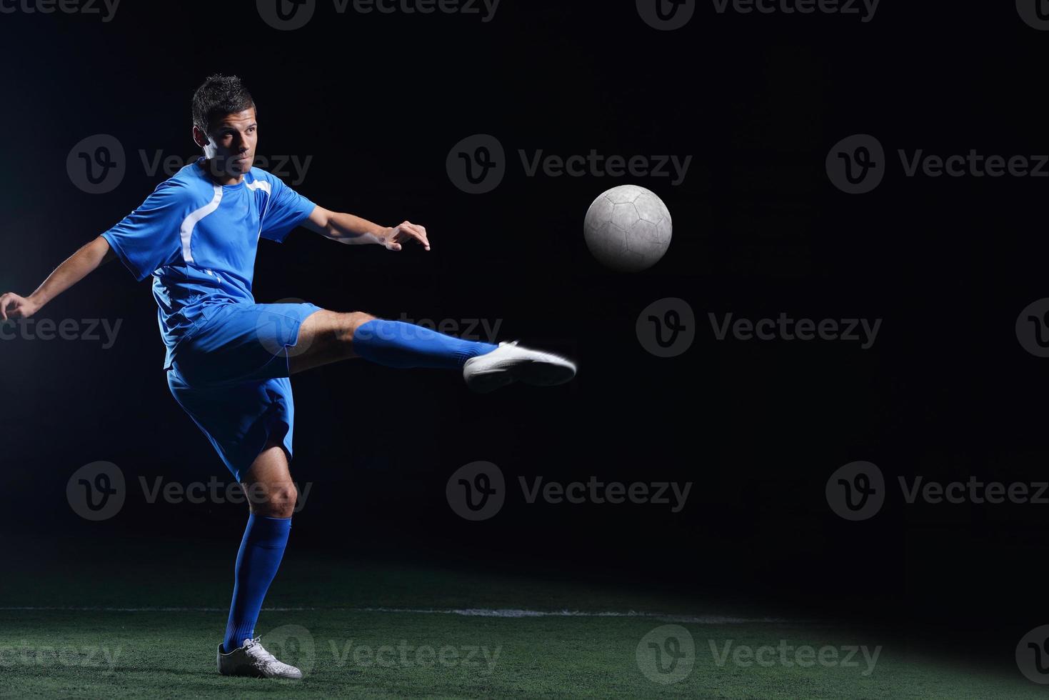 Soccer player view photo