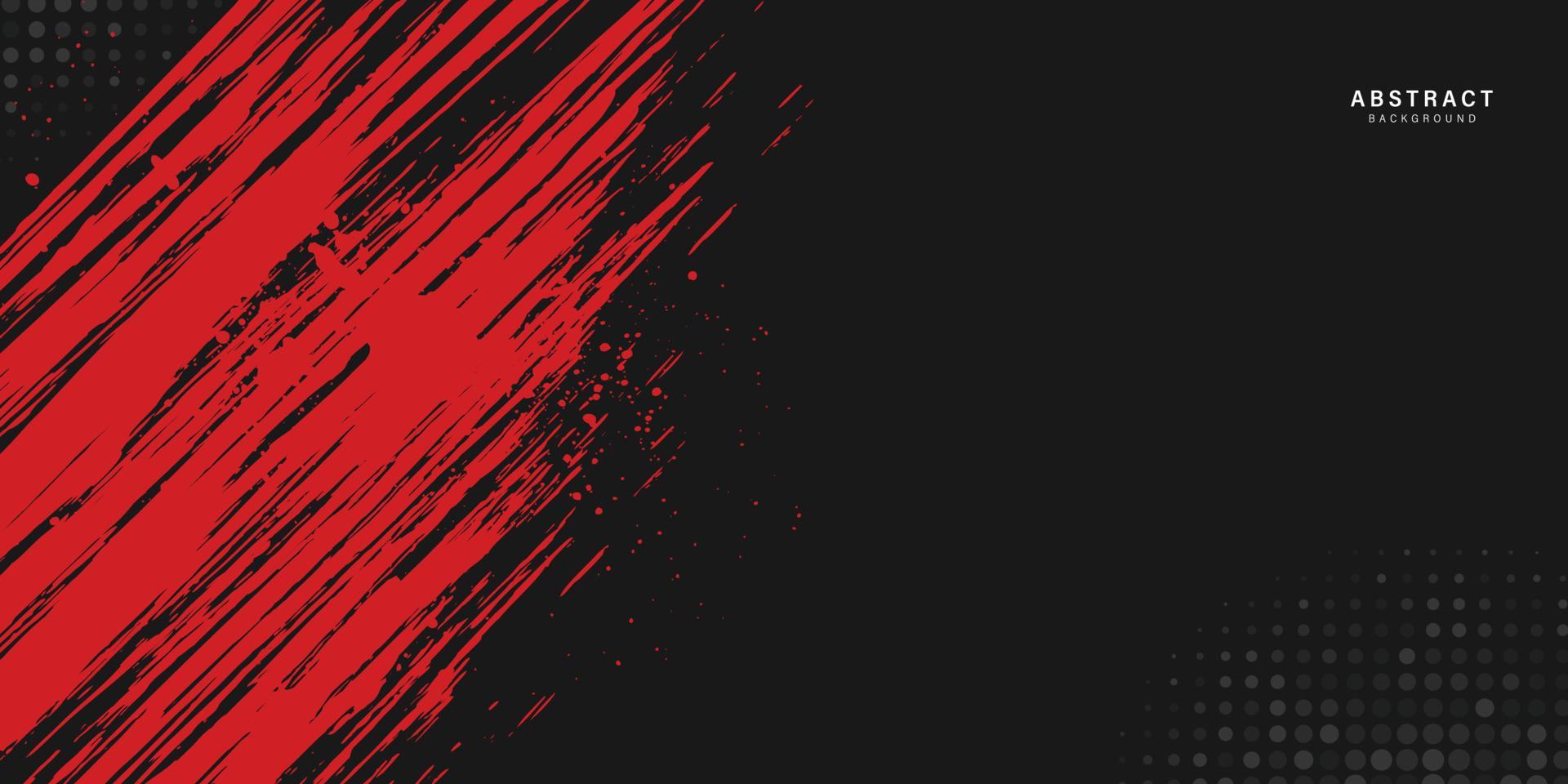 Black and red abstract grunge background, red dirty grunge background