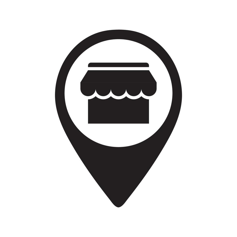 Convenient Store Map Pin Icon 11574774 Vector Art at Vecteezy