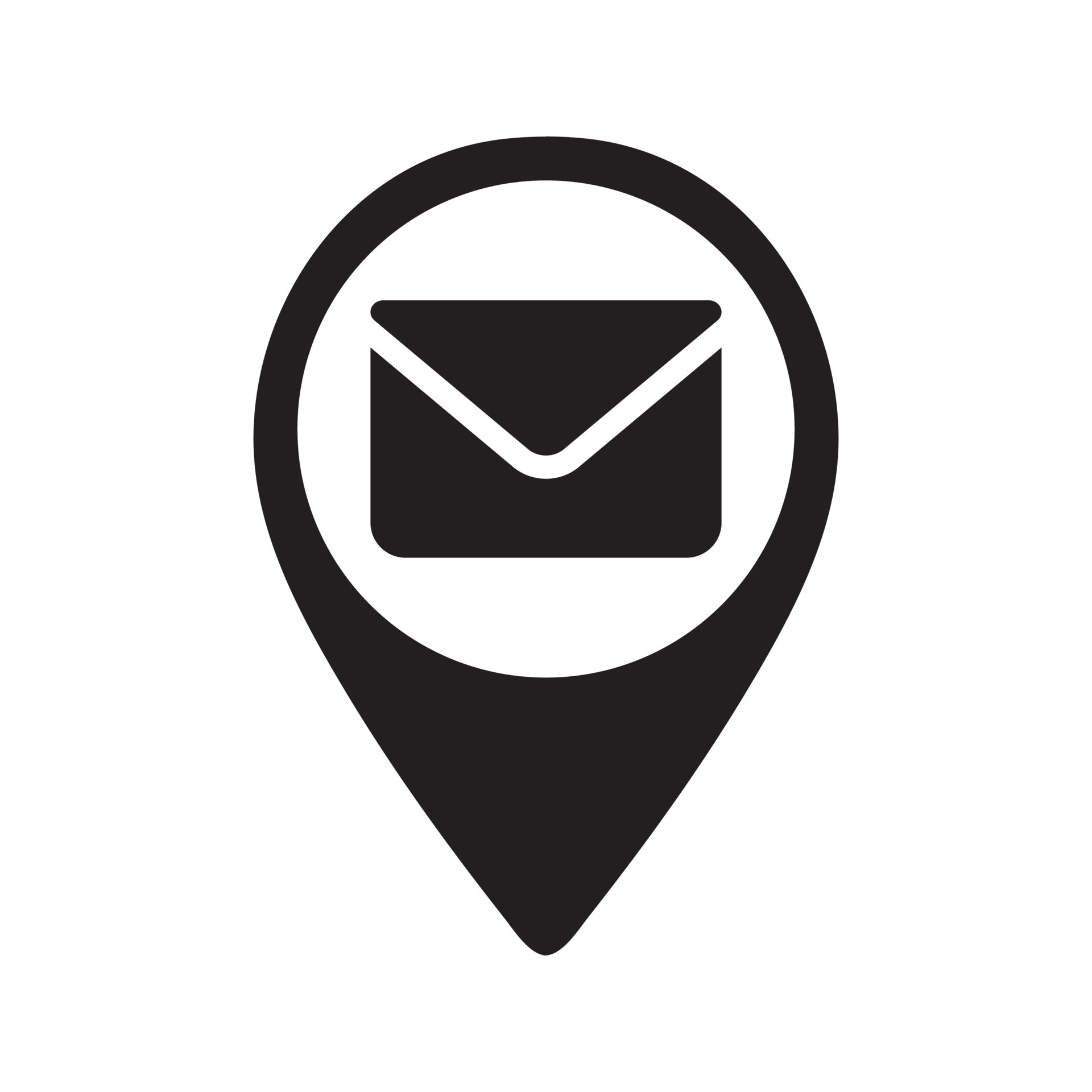 Post office map pin icon 11574782 vector art at vecteezy