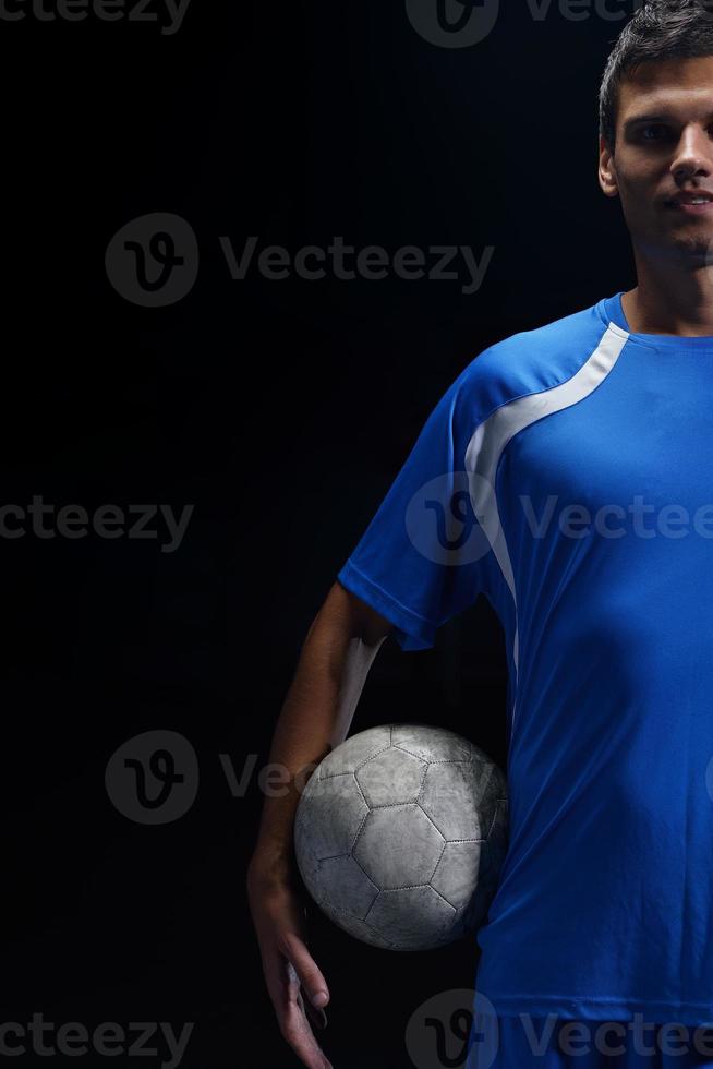 Soccer player view photo