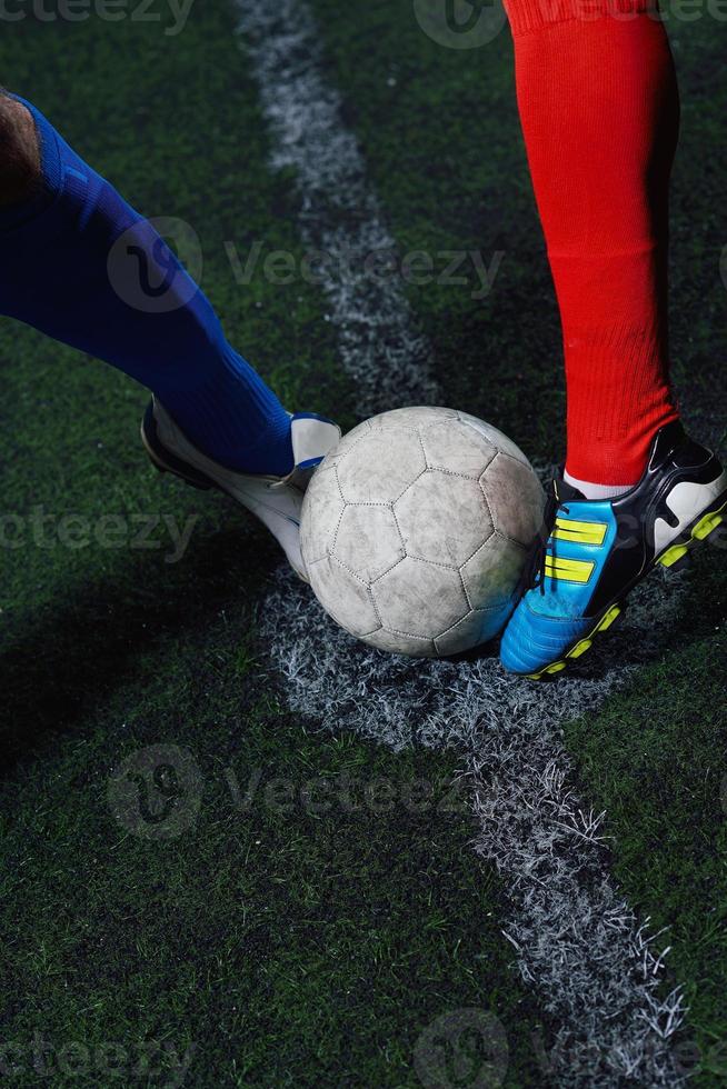 Soccer player view photo