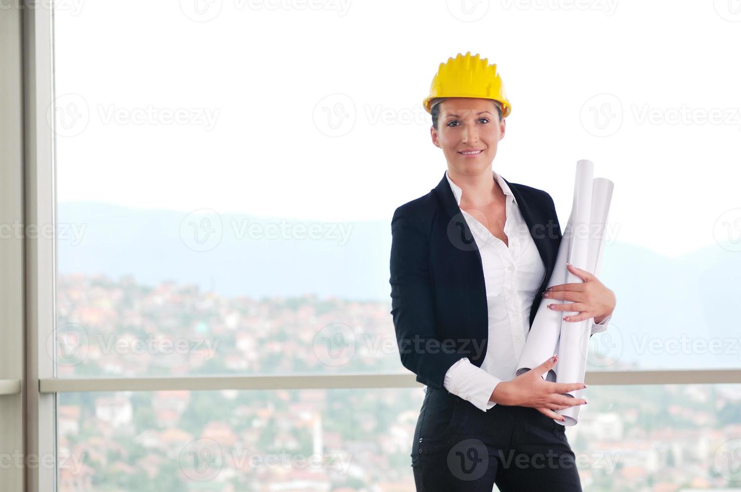 architect woman view photo