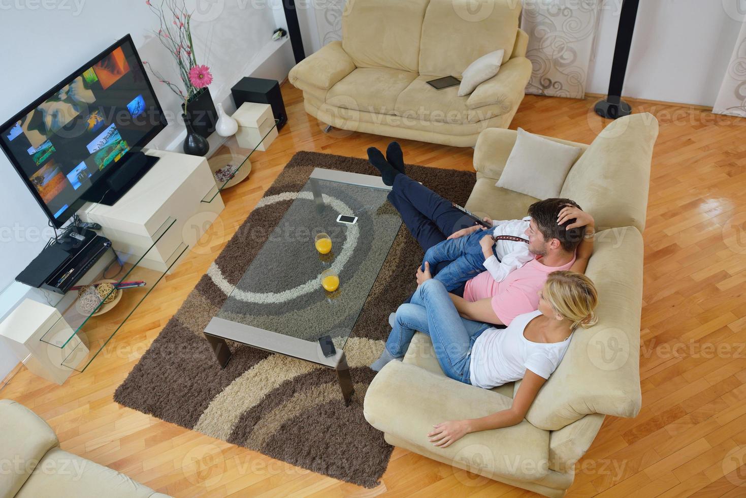 family at home photo