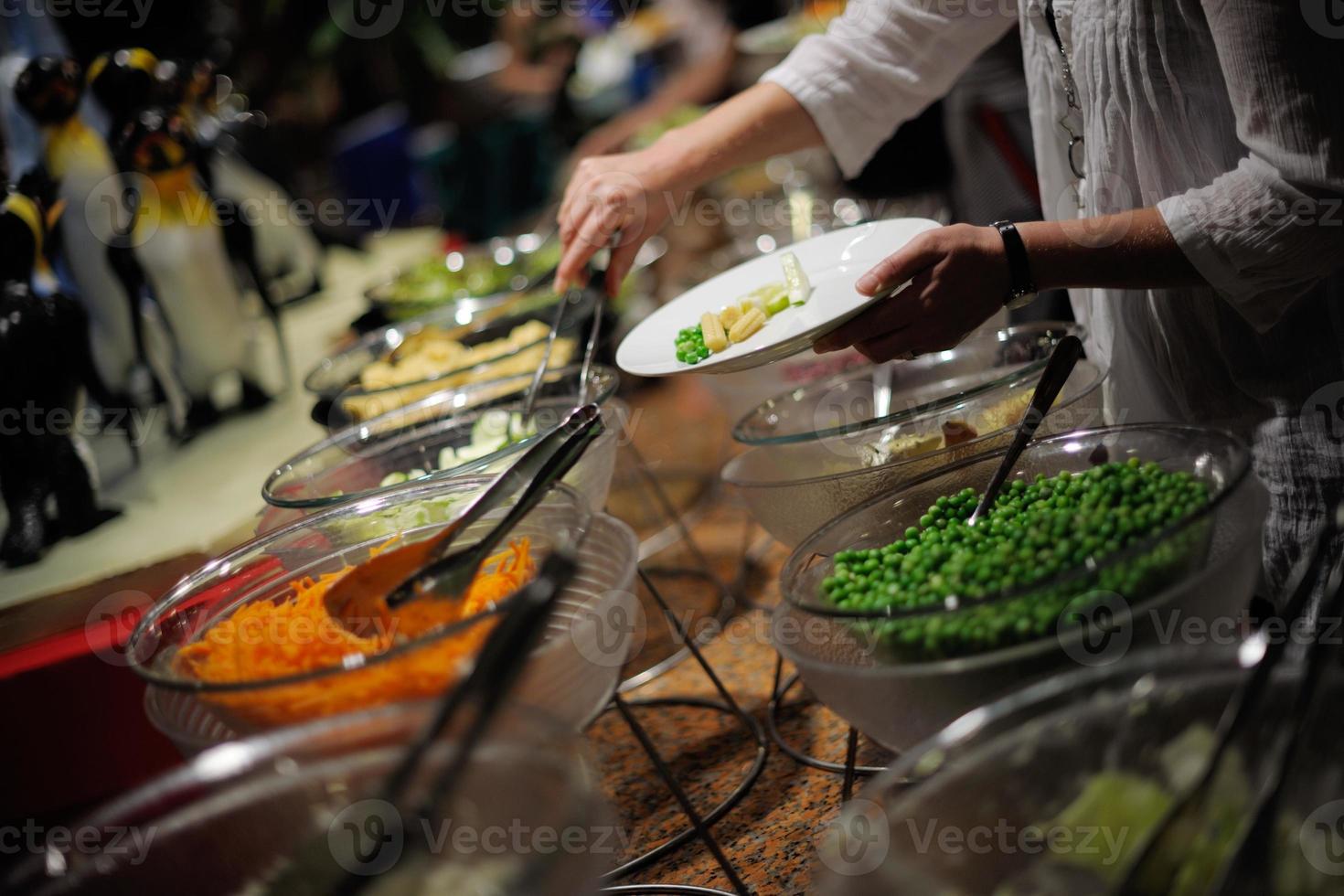 Buffet food view photo