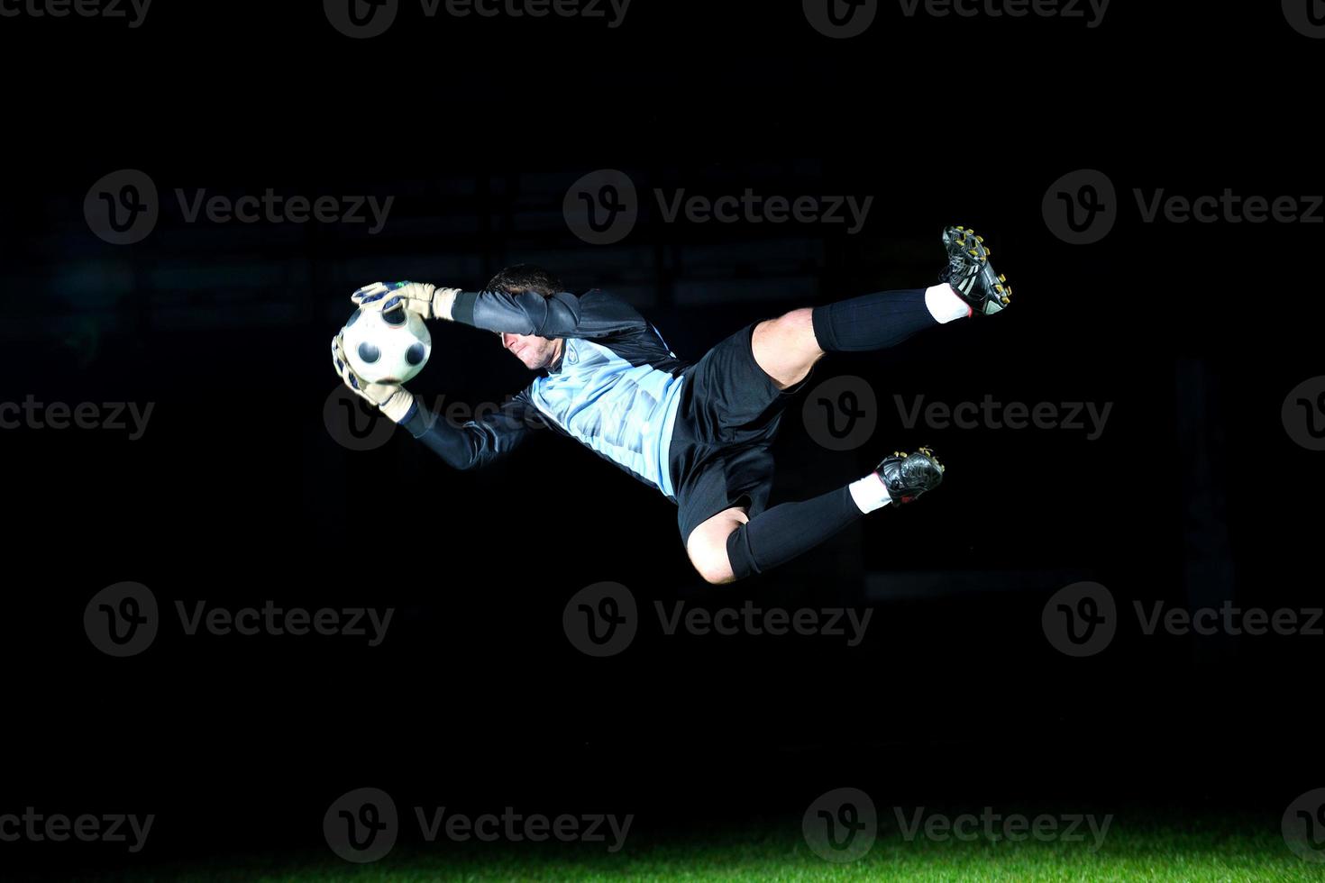 Soccer player view photo