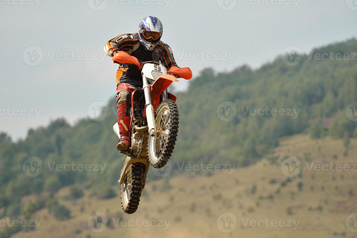 Motocross bike race photo