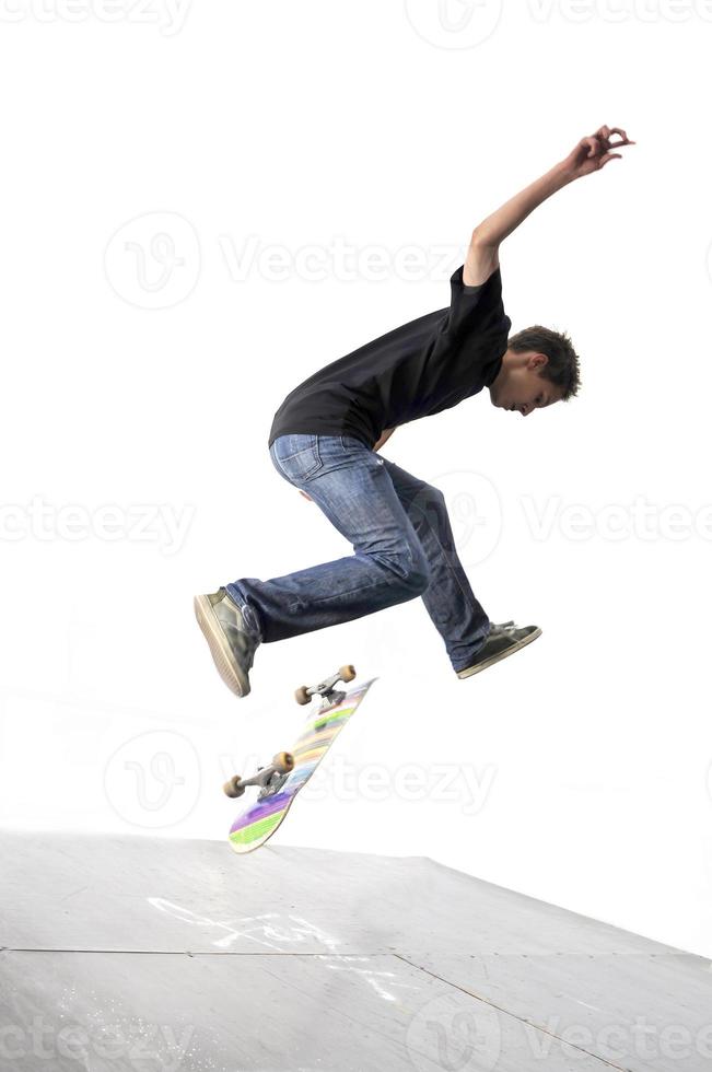 Skate boarder portrait photo