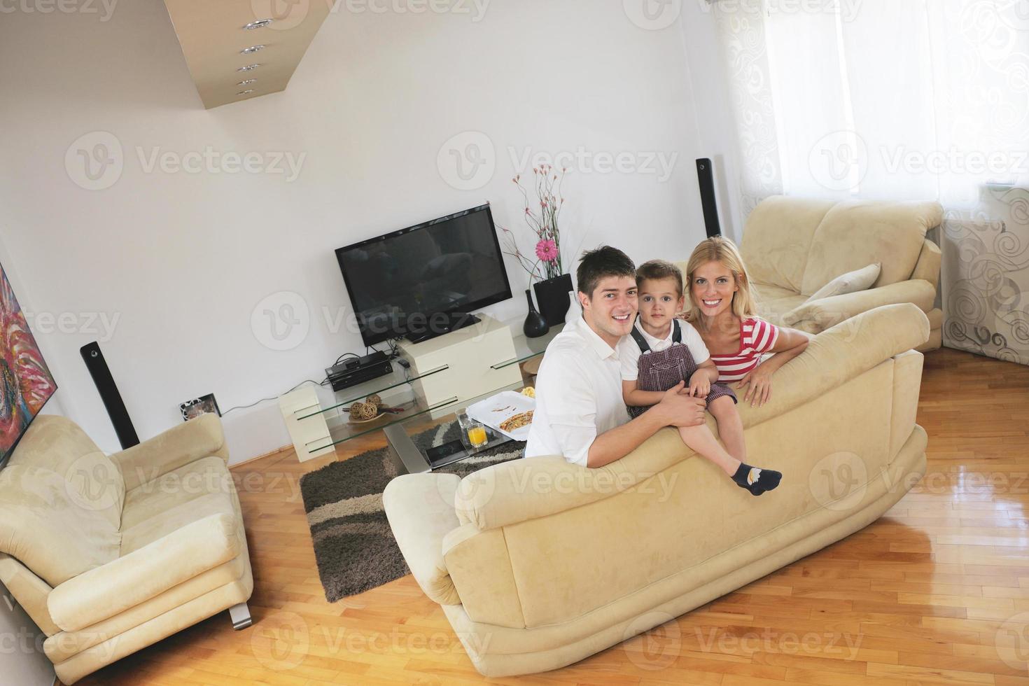 family at home photo