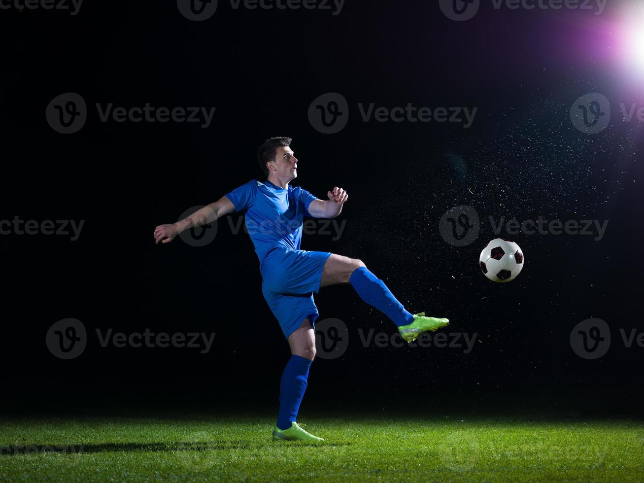 Soccer player view photo