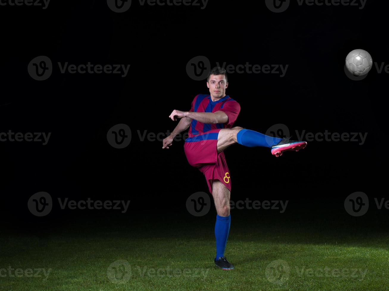 Soccer player view photo