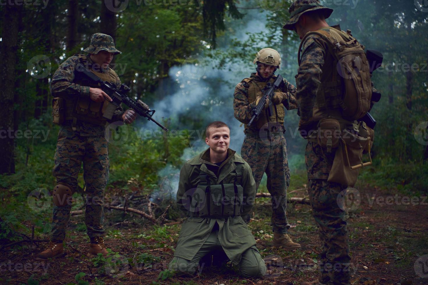 Military soldiers in field photo