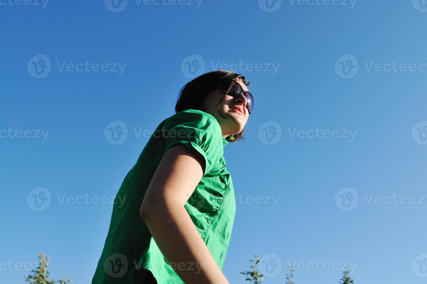 mujer moda salto foto