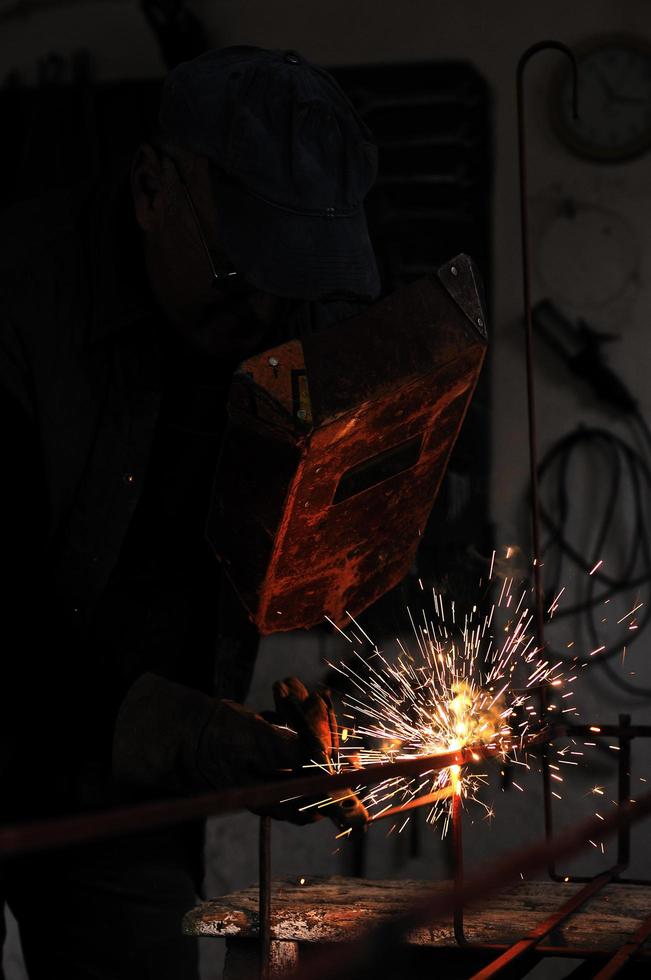 Welder at work photo