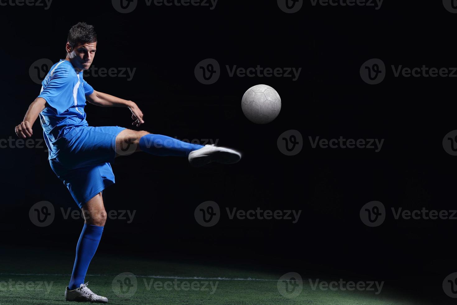 Soccer player view photo