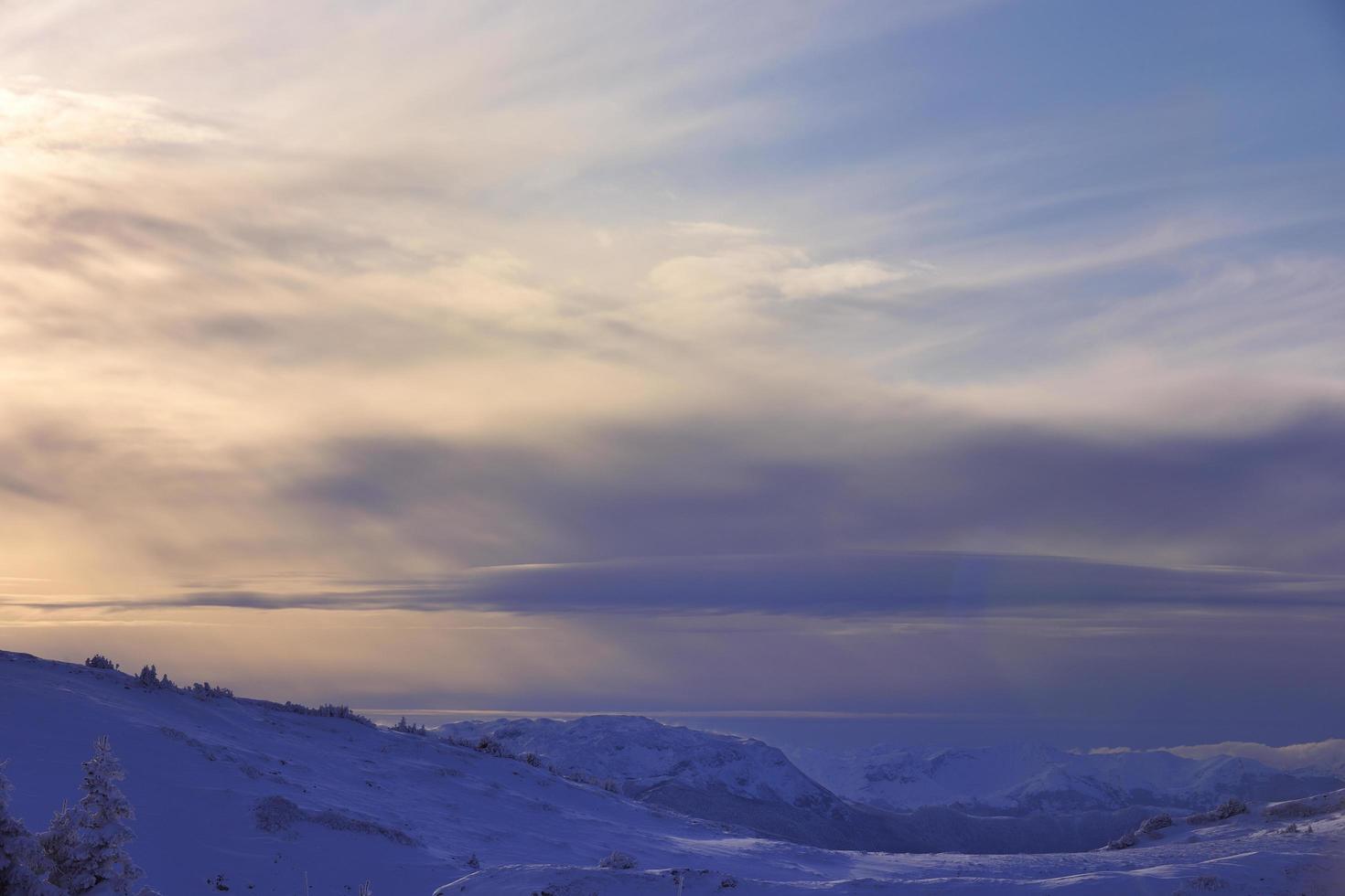 winter landscape view photo