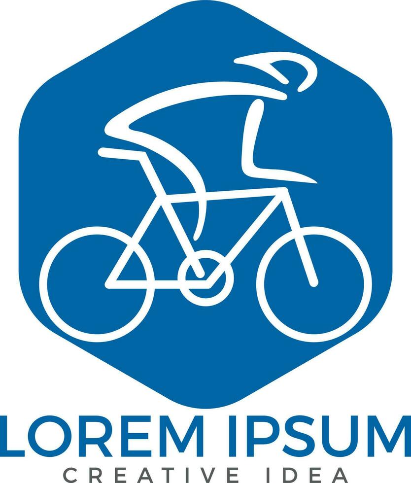Bicycle Logo Design. Cycle Sport Identity. vector
