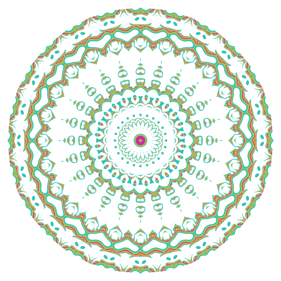 Mandala art illustration png