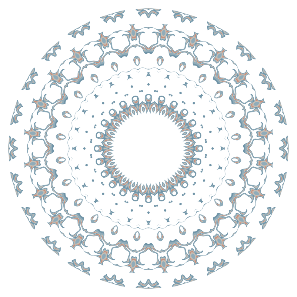 Mandala circle pattern png