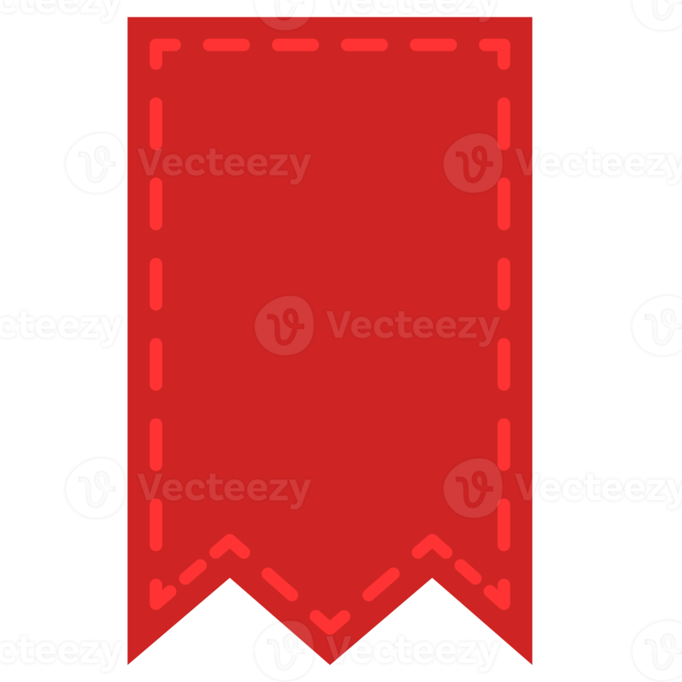 Decorative Ribbon Banner Flat Design png