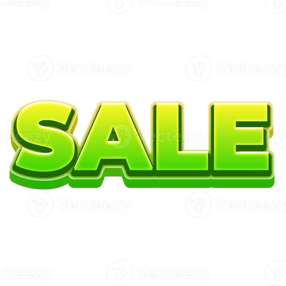 Sale 3D Marketing Label Text png