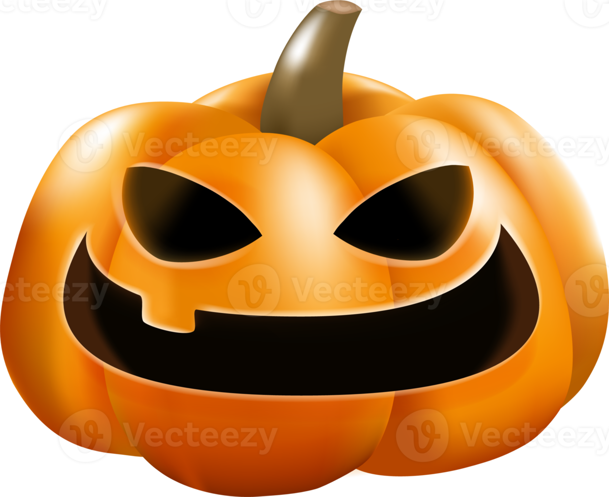 halloween 3d schattig tekenfilm karakter banier uitnodiging kaart illustratie png