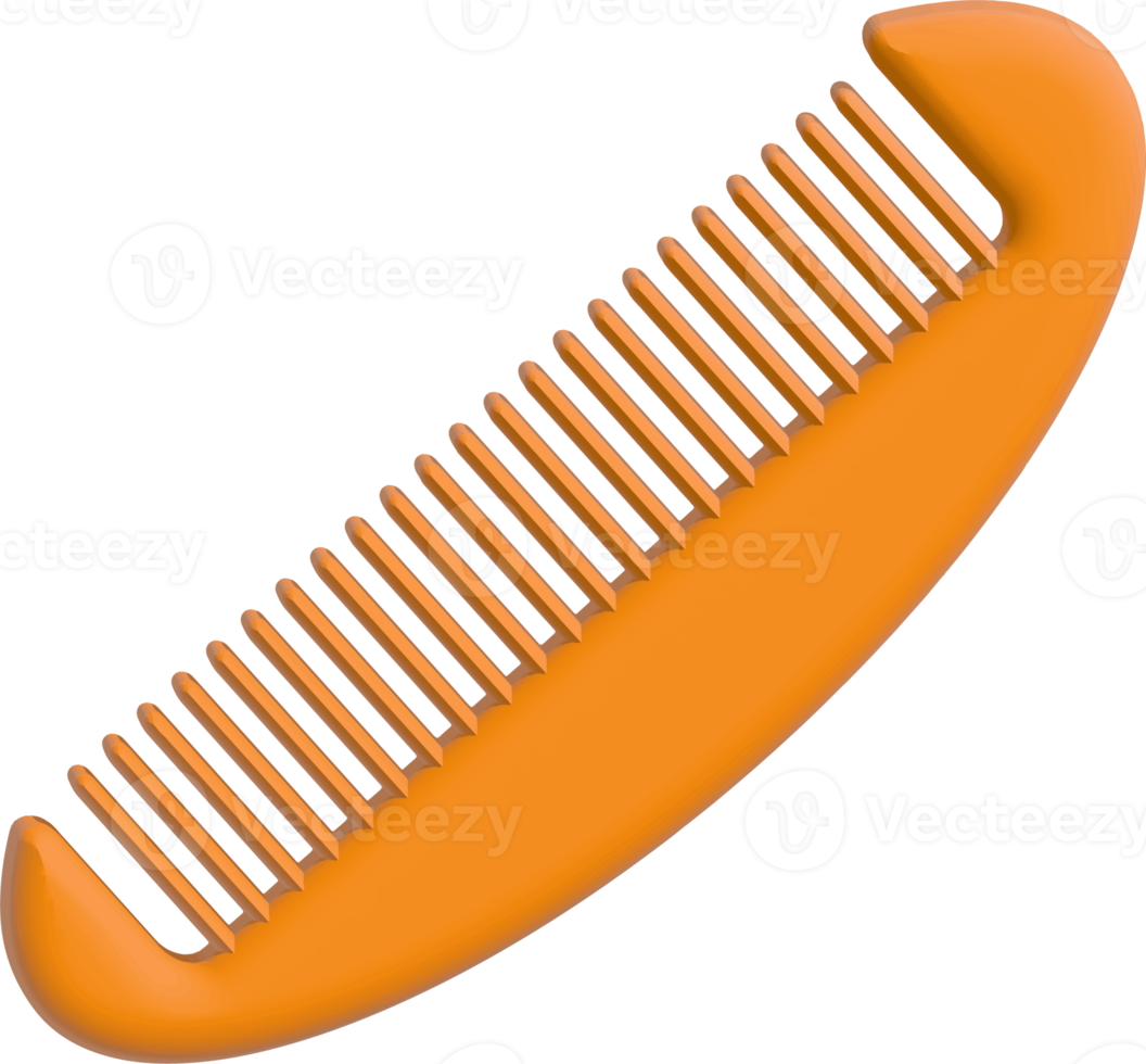 Hair stylish equipment 3d cute object png