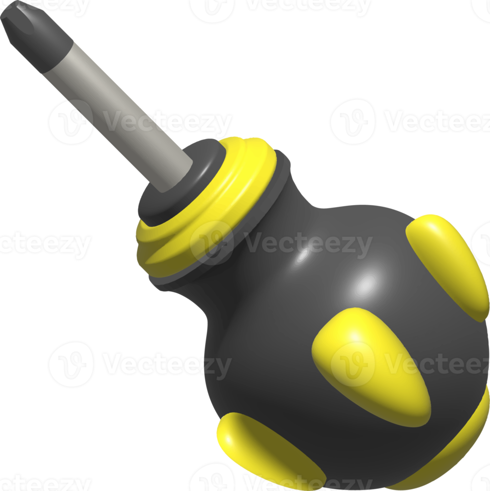 Cute toolkit device 3d graphic png