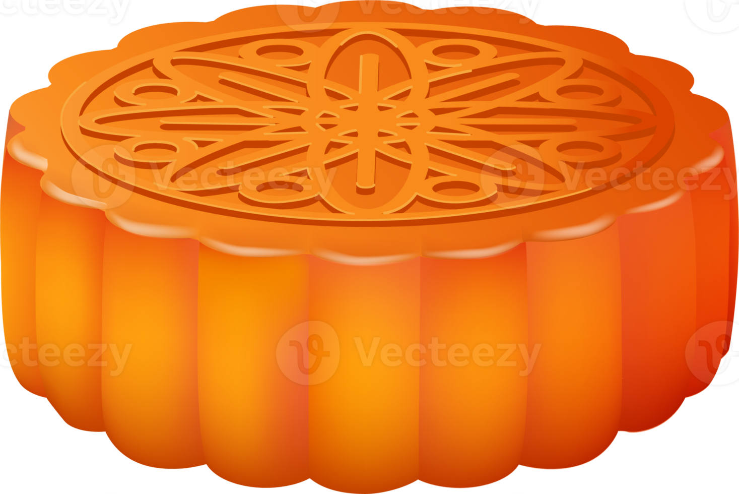 mooncakes top and side view clipart illustration with chinese text happy mid autumn festival png