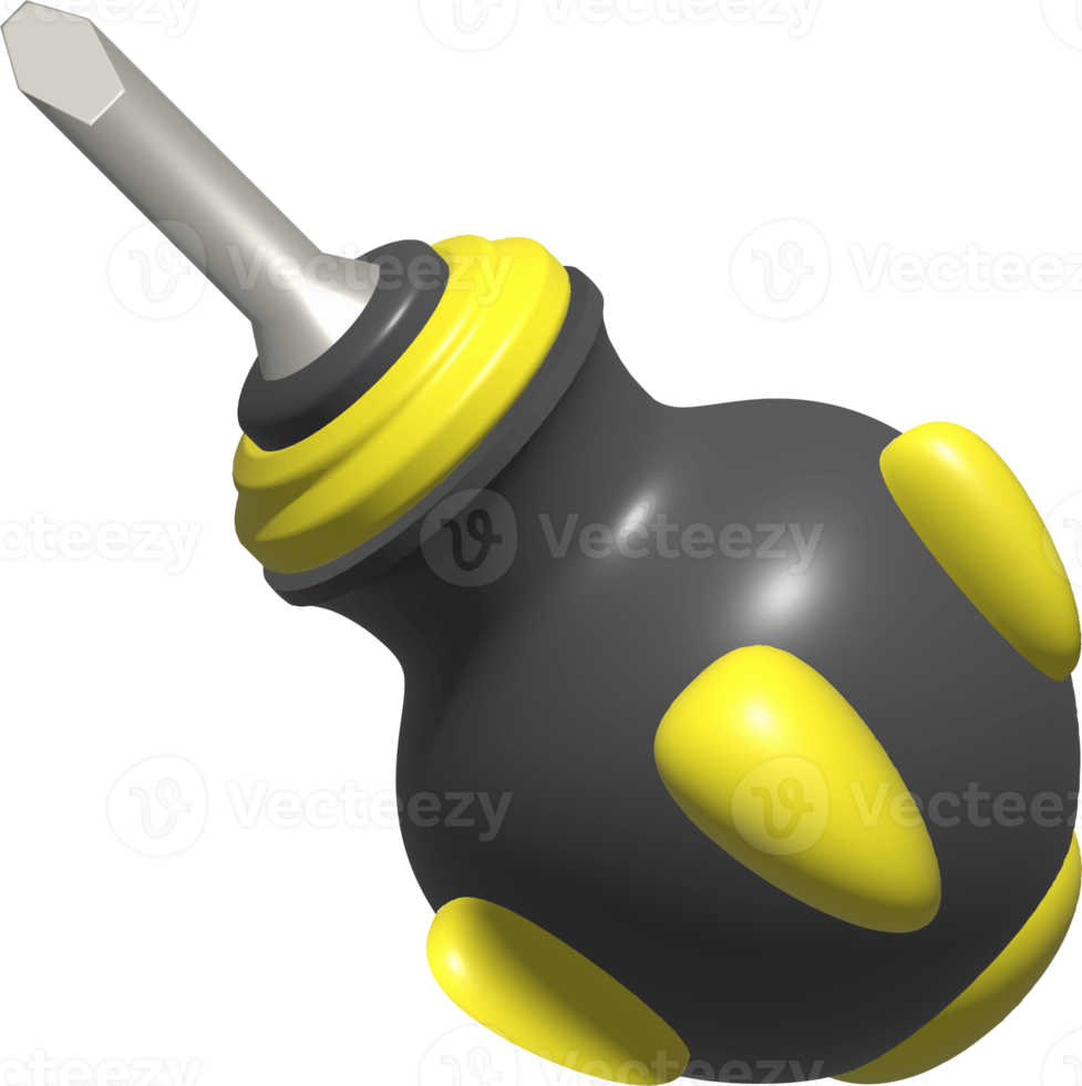 Cute toolkit device 3d graphic png