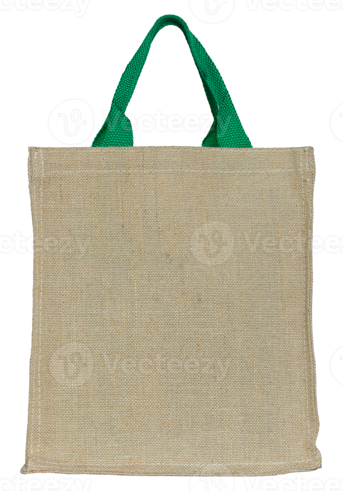 eco fabric bag isolated with clipping path for mockup png