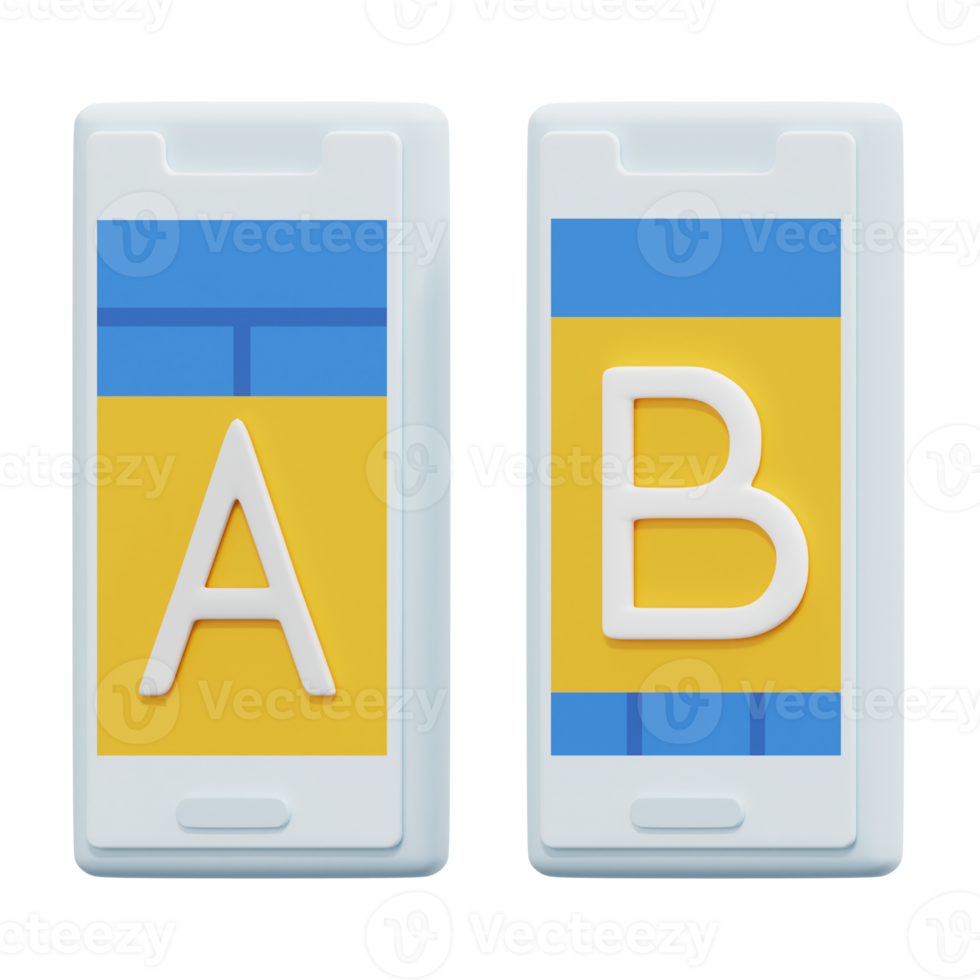 comparison 3d render icon illustration png