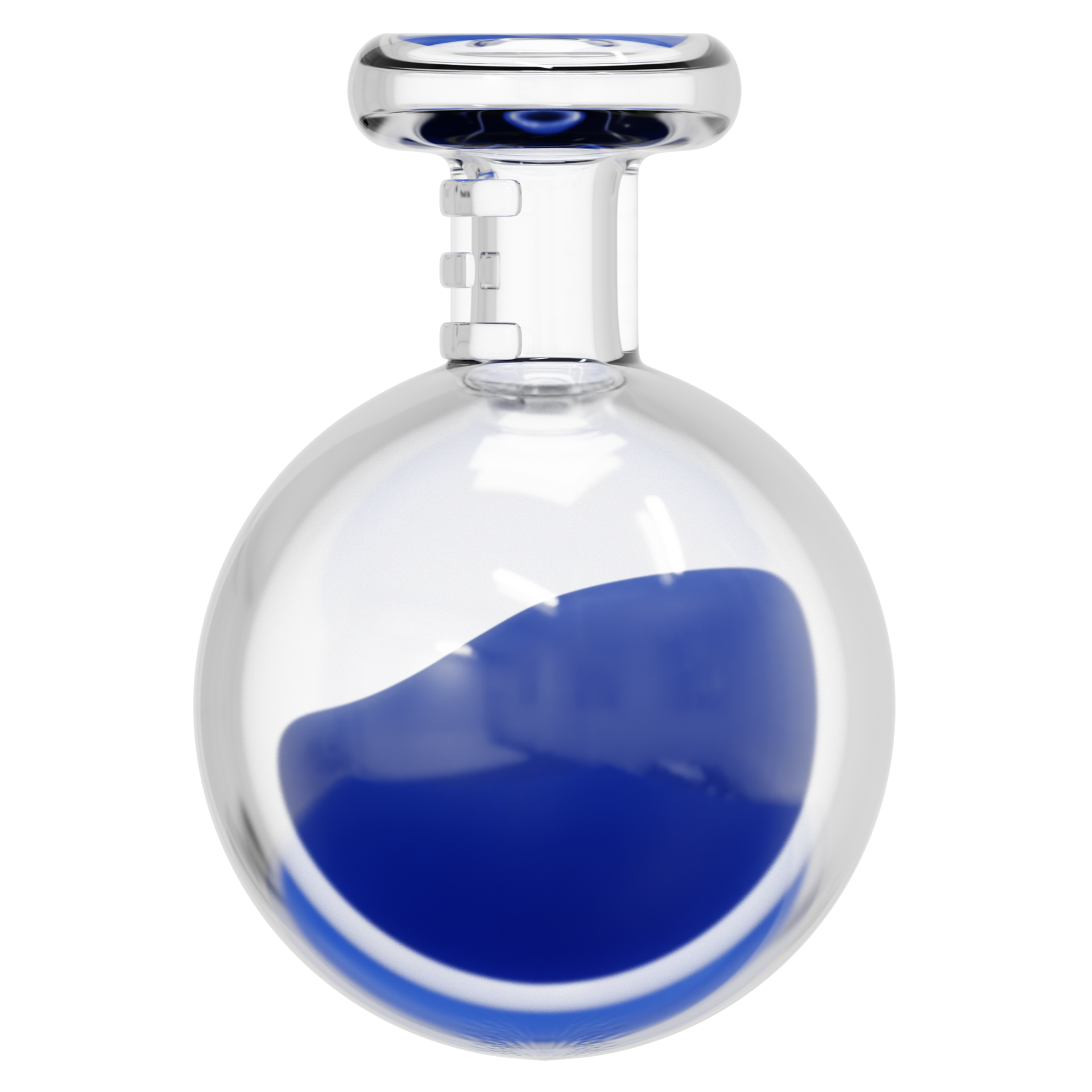 Round flask 3d render icon illustration 11578331 png