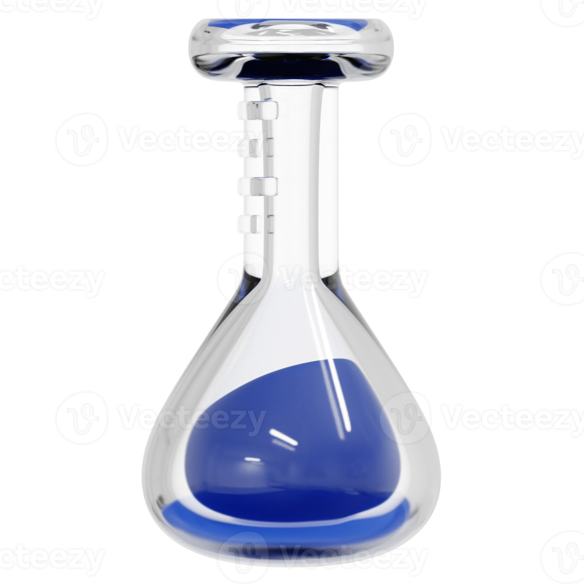 volumetric flask 3d render icon illustration 11578337 PNG